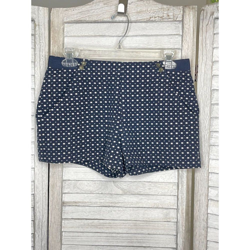 Forever 21 Love 21 Retro Sailor Style Side Button Shorts Size S
